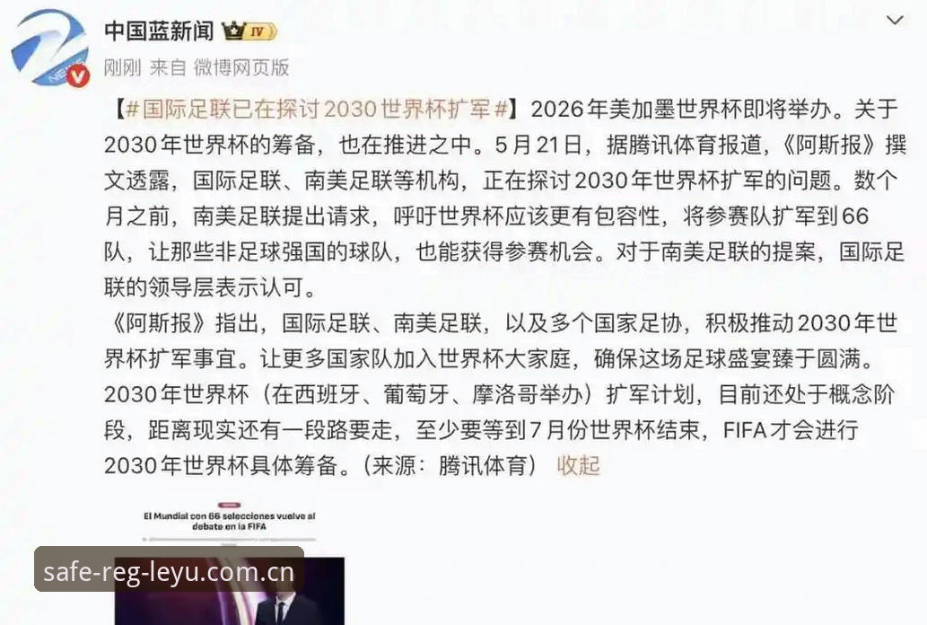 2030年世界杯扩军至66队操作教程:中国男足参赛机会深度解析